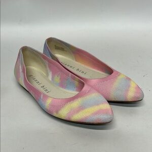 Gianni Bini Pastel Pink Yellow Blue Flats tie-dye size 7M